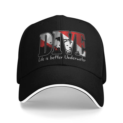 Custom Punk Unisex Rescue Diver Baseball Cap