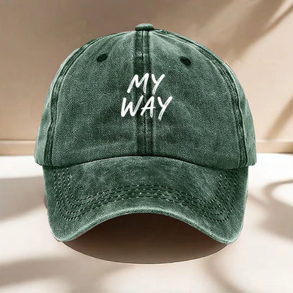 Men's Letter Baseball Cap For Casual Outdoor