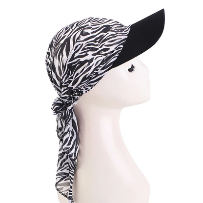 Women Print Hijab Caps Baseball Caps