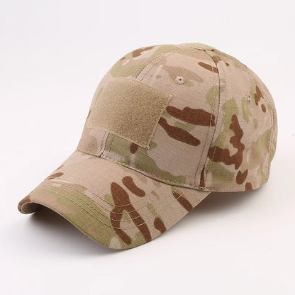 Men Camouflage Baseball Cap Camo Hat Camouflage Outdoor Sports Cap Camo Tactical Cap