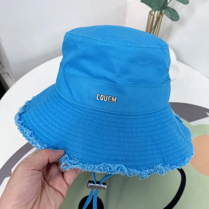Drawstring Vacation Sun Protection Fashion Versatile Fisherman Hats