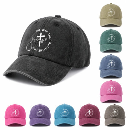 Retro Typography Graphic Baseball Cap