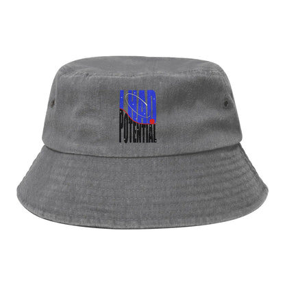 Woman Distressed Denim Bucket Hats