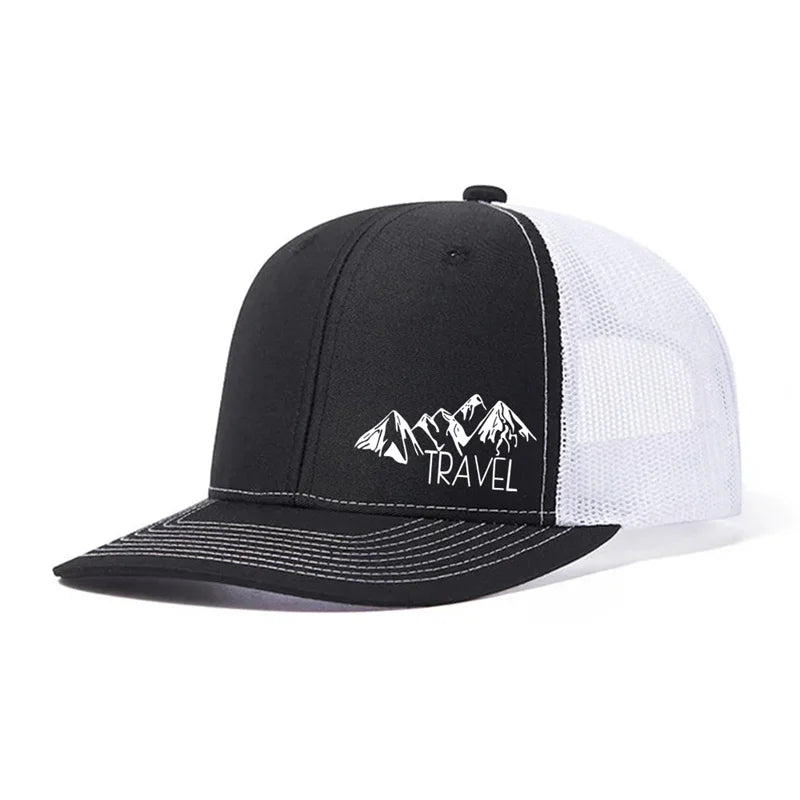 Unisex Summer Printed Hill Baseball Cap for Men Women