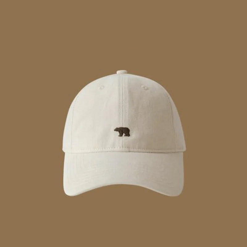 1pc Polar Bear Embroidered Baseball Hat for Men and Women