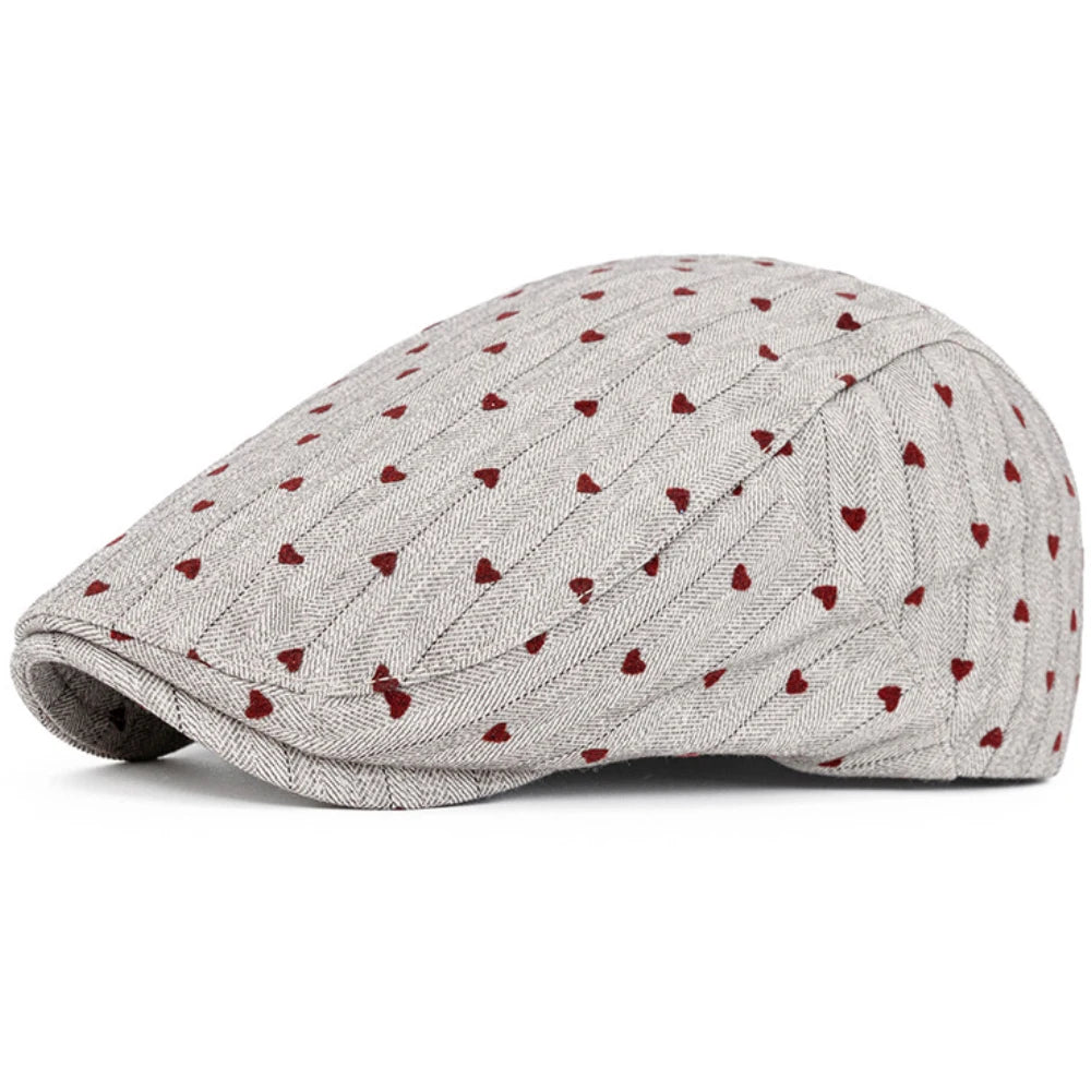 Men Women Adjustable Ivy Flat Cap Berets