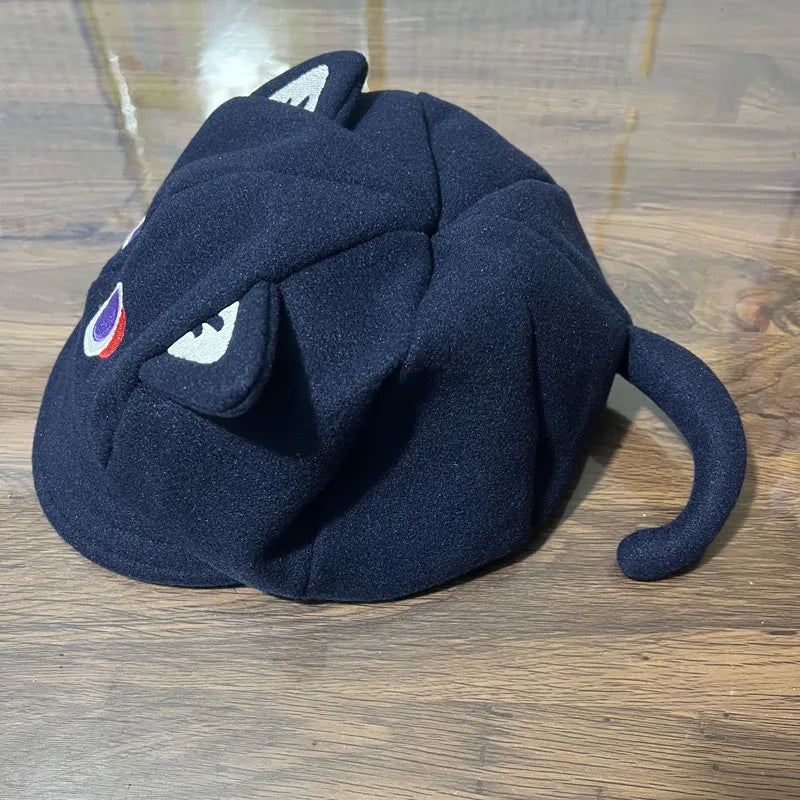 Hot Game Genshin Impact Scaramouche Cute Cat Cosplay Octagonal Hat Casual Wanderer Balladeer Beret Cap