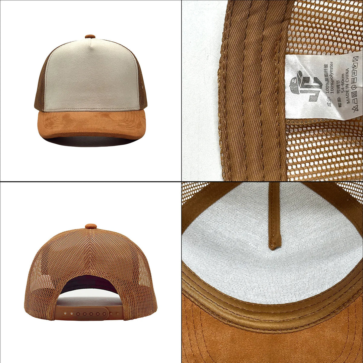 Outdoor Sports Shade Suede Mesh Hat Big Head Circumference Baseball Cap Fashion Travel Cap Female Hip Hop Hat
