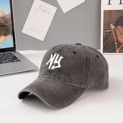 The New NY Lettered Baseball Cap Outdoor Sports And Travel Cap