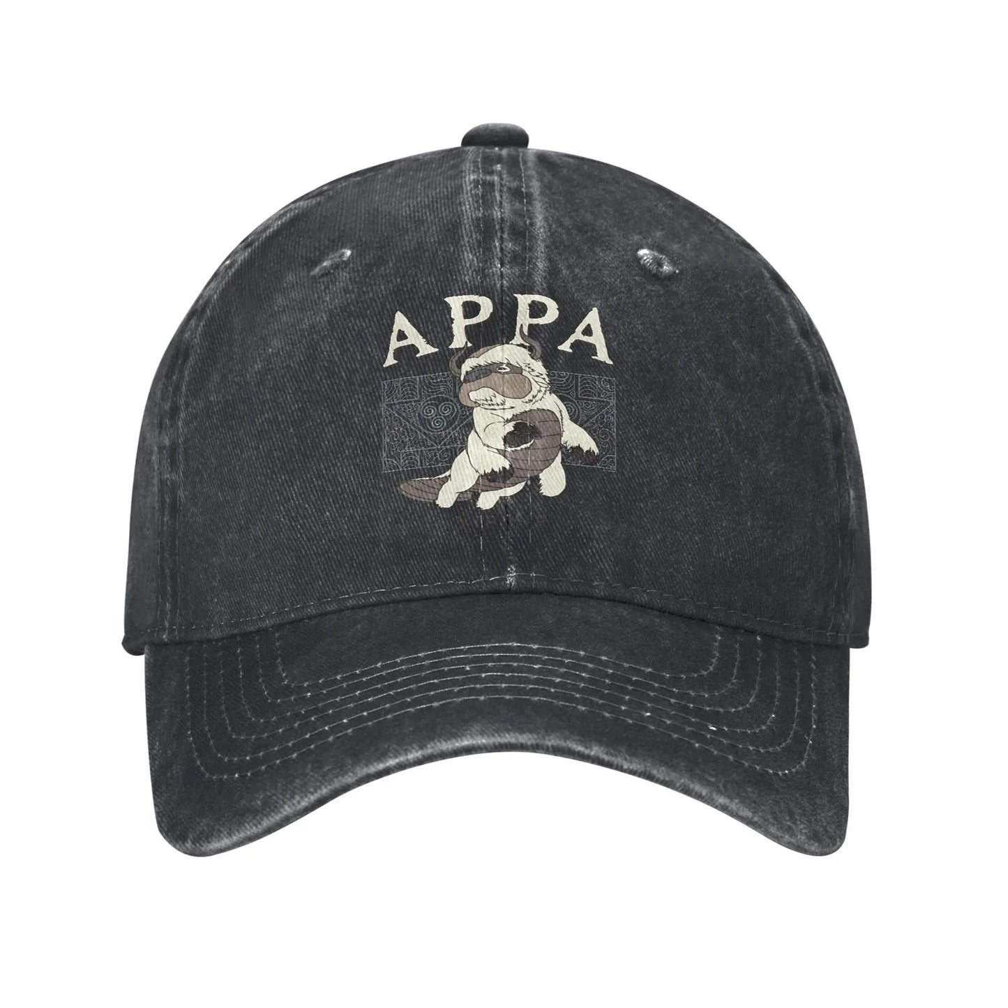 Avatar- The Last Airbender Appa Yip Yip Big Chest Logo Casual Baseball Cap