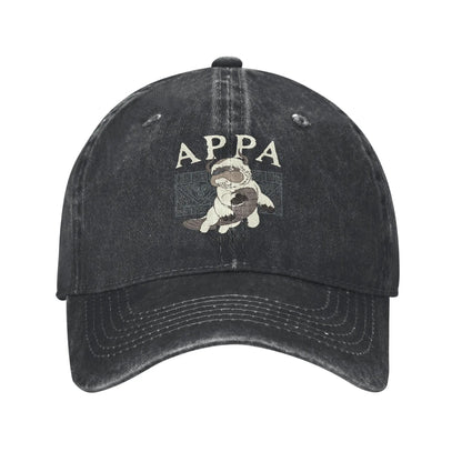 Avatar- The Last Airbender Appa Yip Yip Big Chest Logo Casual Baseball Cap
