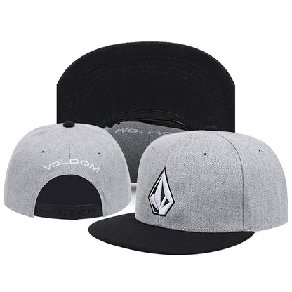Simple New Flat brimmed Hat With Diamond Embroidery Street Pop Hat Daily Hat Baseball Hat Unisex