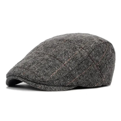 Fashion Men Retro Beret British Hats