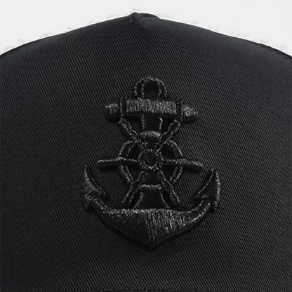 Unisex Ship Anchor Embroidery Baseball Caps Outdoor Adjustable Casual Hats Dad Hat Sunscreen Hat