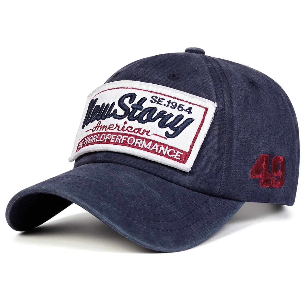 Embroidery Wash Baseball Caps Spring Autumn
