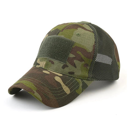 Outdoor Multicam Camouflage Cap Mesh Tactical Airsoft Fishing Hunting Hiking Baseball  Hat