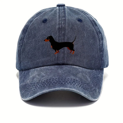 Retro Dachshund Baseball Cap For Both Men And Women