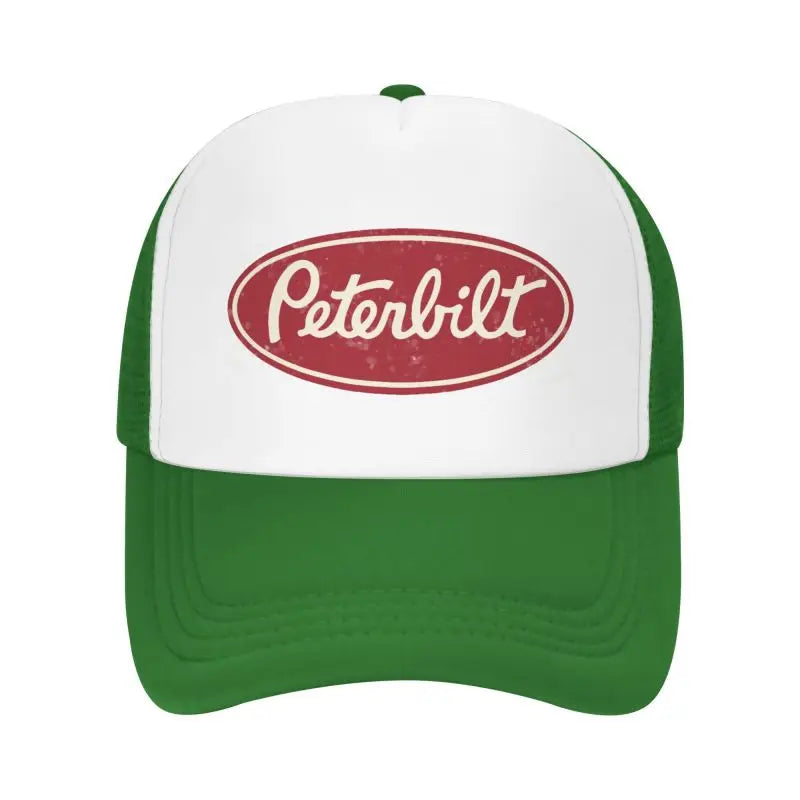 Peterbilt Truck Racing Men Mesh Baseball Caps