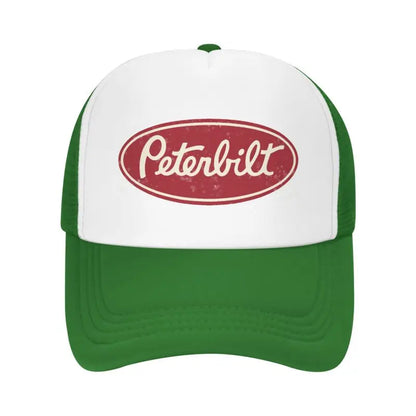 Peterbilt Truck Racing Men Mesh Baseball Caps