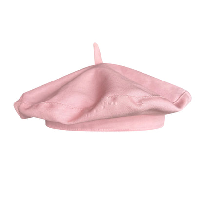 Spring Summer Yellow Linen Beret Korean Style Literary Painter Cap