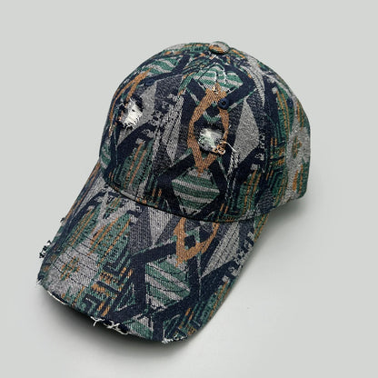 Camouflage Flowers Star Letter Embroidery Baseball Hats