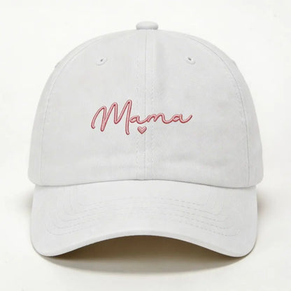 Fashion Washed Cotton Mama Heart Caps