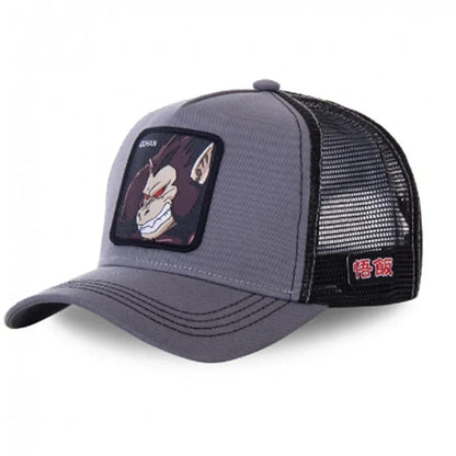 Dragon Ball Son Goku Cap Summer Travel Peaked Cap Men's Embroidery Hip-Hop Cap
