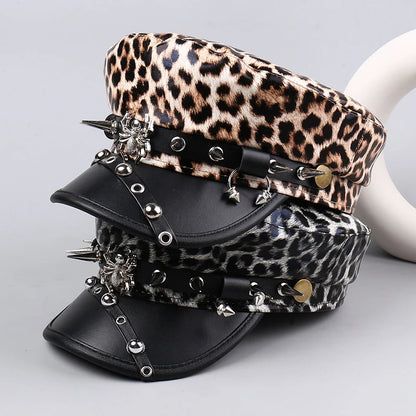 Unisex Visors New Trendy Hip-Hop Punk Style Flat Top Visors