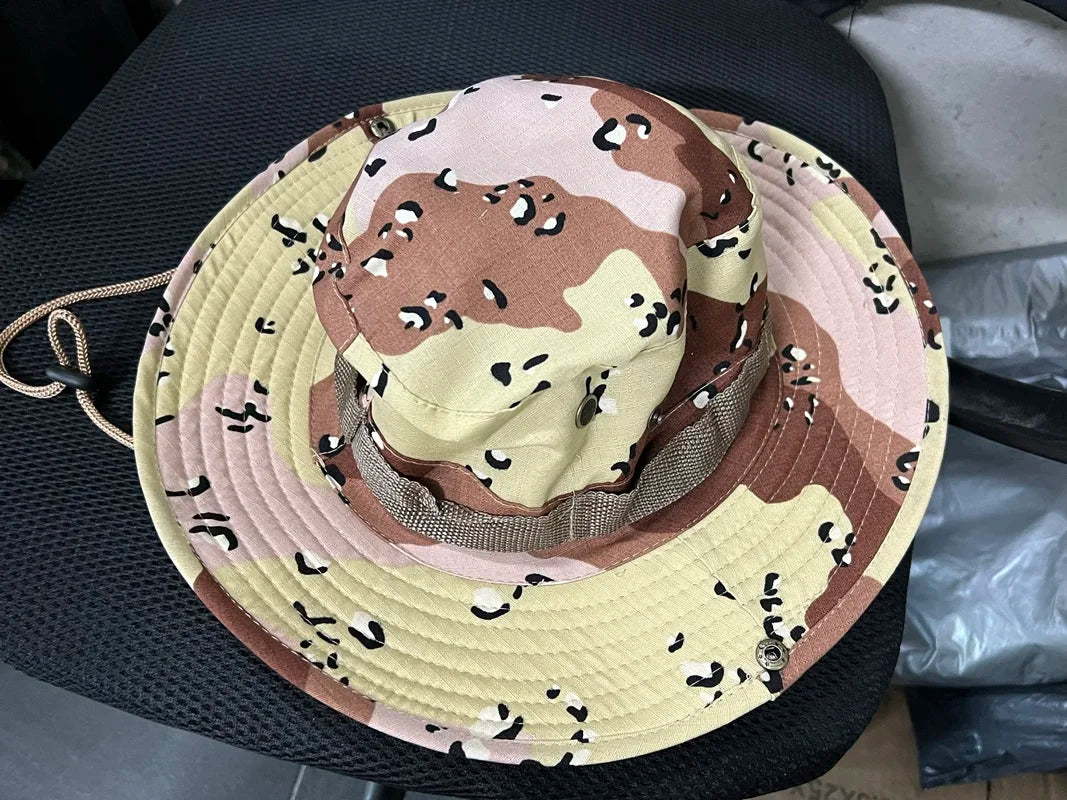 Six Color Desert Chocolate Crumbs, Six Sand Sun Protection Round Edged Mud Hat