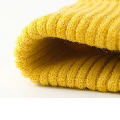 New Beanie Winter For Women Men Boys Girls Crochet Hat Solid Color Unisex