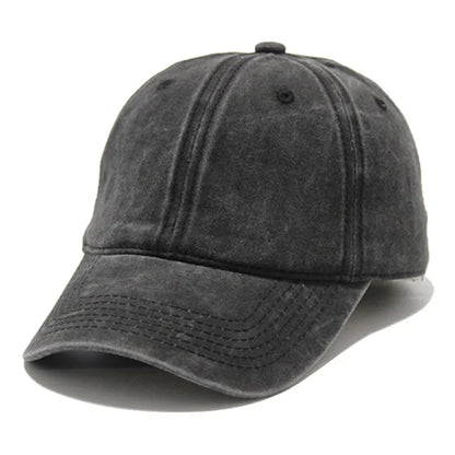 Baseball Cap Washed Daddy Hat Outdoor Cap Sand Washed Old Cowboy Hat Soft Top Sun Hat Embroidery