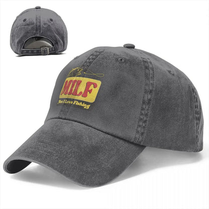MILF Man I Love Fishing Baseball Cap Men Hats Women