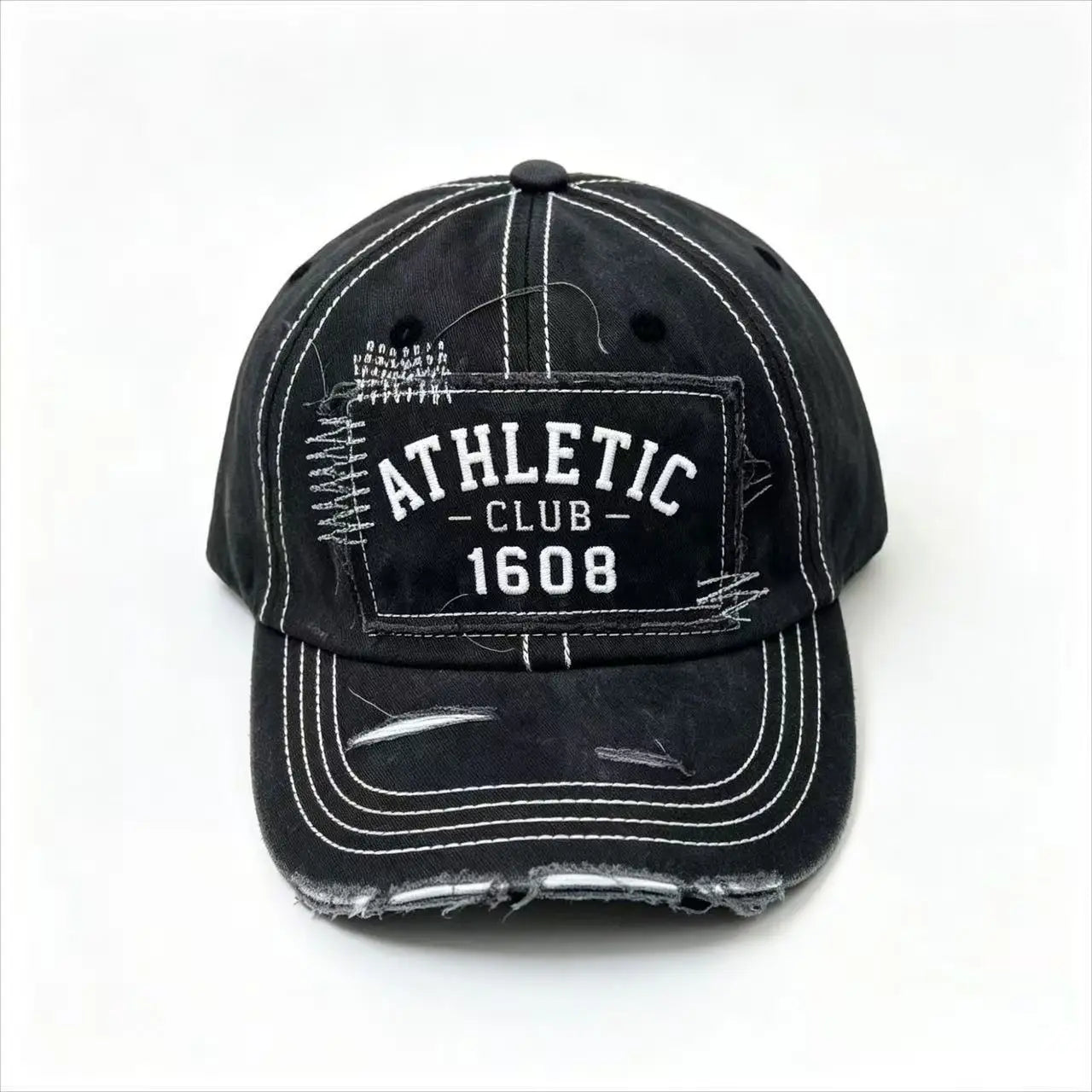 Unisex Vintage American Style Embroidered Letter Baseball Cap