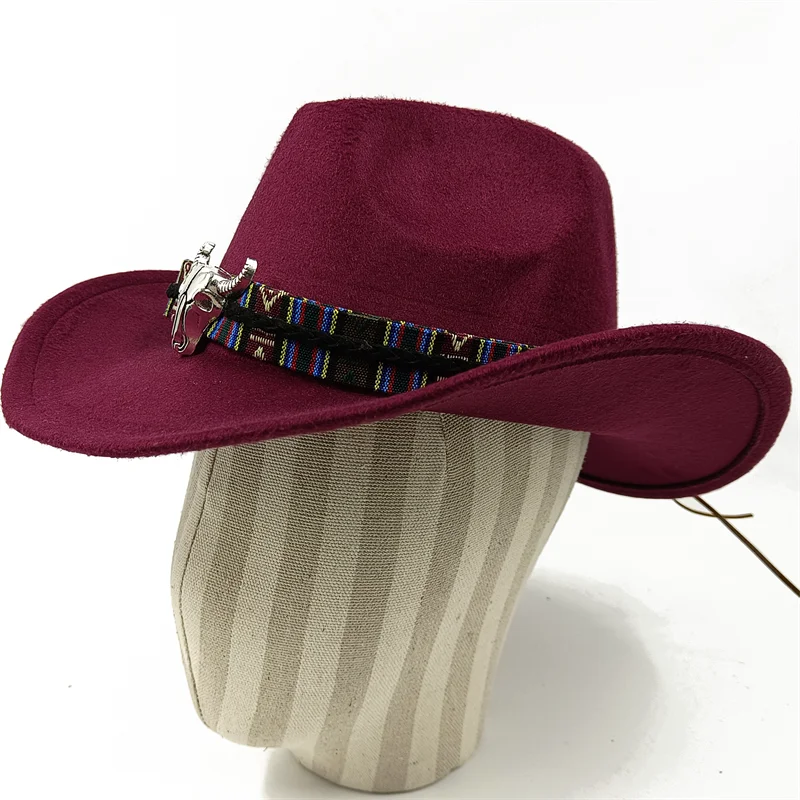 White Cowboy Hat New Jazz Top Cowboy Head Accessories Cowboy Hat