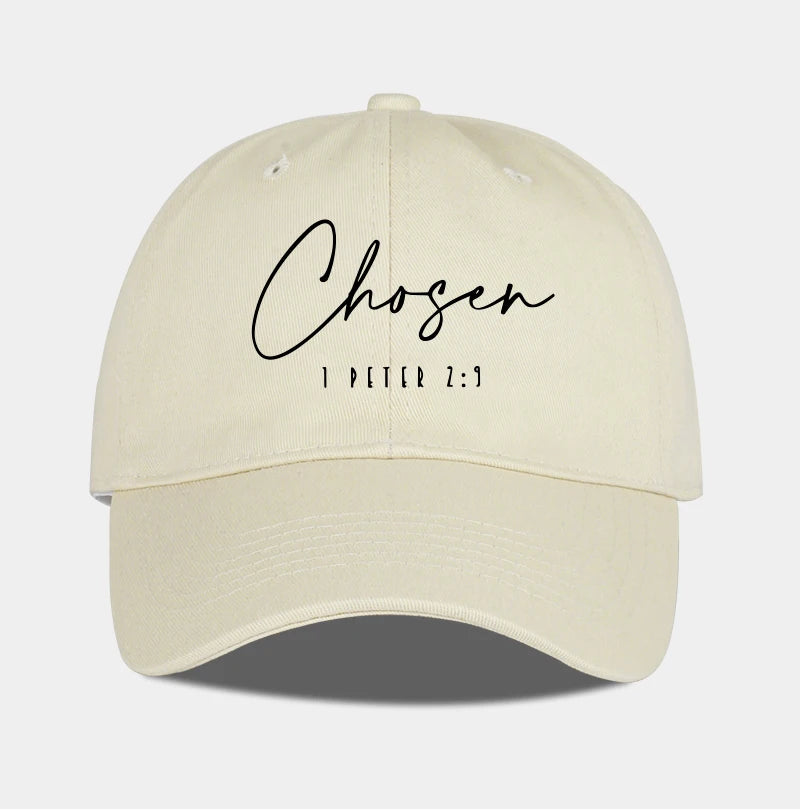 Fashion Chosen  Printed Soft Peak Baseball Cap Adjustable Curved Peak Dad Cap Perfect Camping and Hiking