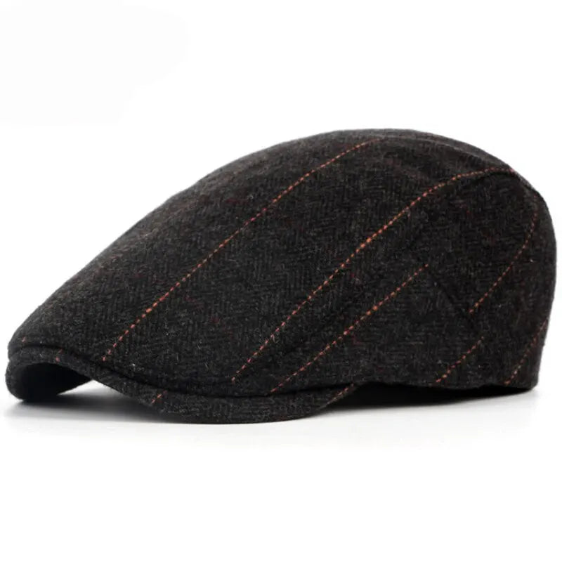 Retro Newsboy Caps Men British Painters Hats Autumn Winter Berets