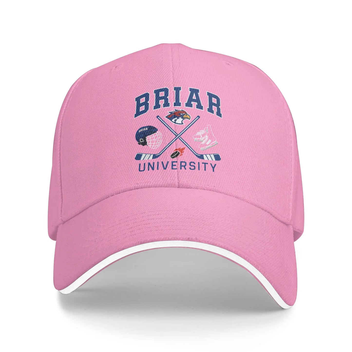 Off Campus Briar University Hockey Cap Men's Women's  Fashion Baseball Cap