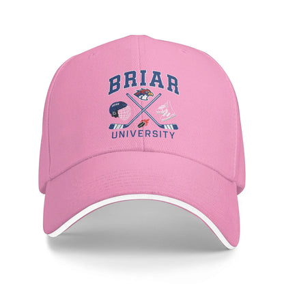Off Campus Briar University Hockey Cap Men's Women's  Fashion Baseball Cap