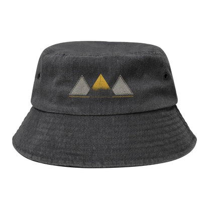 Men Women Distressed Denim Sun Hat  Bob Hat Fishing Cap Hiking