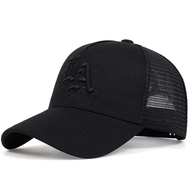 Unisex Letter Embroidery Baseball Net Caps Spring Summer