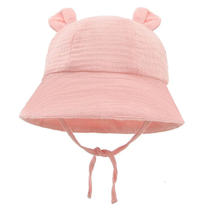Muslin Cotton Baby Hat Summer Infant Cap Soft Baby Sun Hats