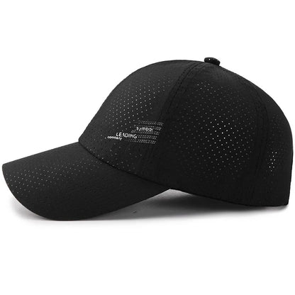 Quick Dry Mesh Baseball Cap For Men - Waterproof And Breathable