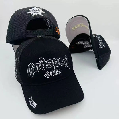 Hot Sale American Trend Hat GOD SPEED Letter print Embroidery Streetwear Baseball Caps Unisex Caps