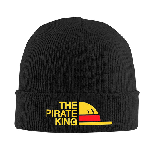 The Pirate King One Piece Hat Autumn Winter Skullies Beanies Warm Monkey D Luffy Caps A