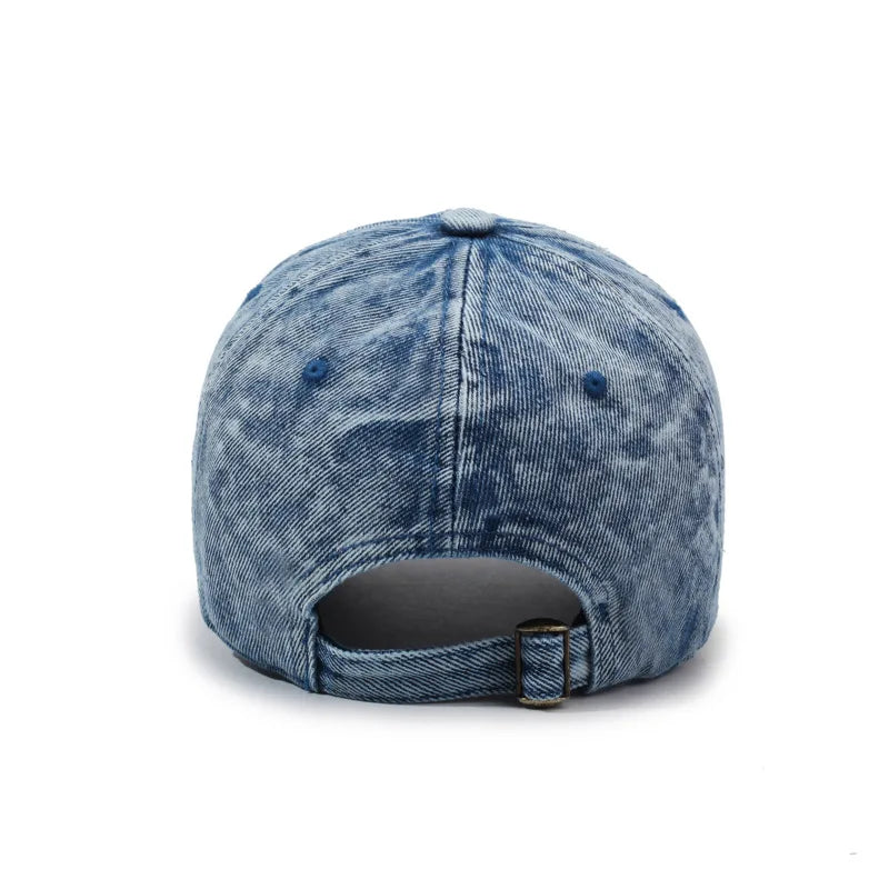 Four Season Washed Denim Sport Baseball Cap