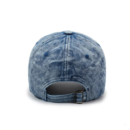 Four Season Washed Denim Sport Baseball Cap