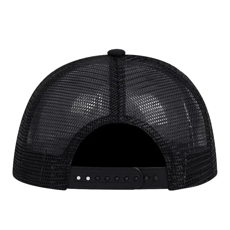 Unisex Uncle Beard Embroidery Hip Hop Net Hats Outdoor Adjustable Casual Baseball Caps Sunscreen Hat