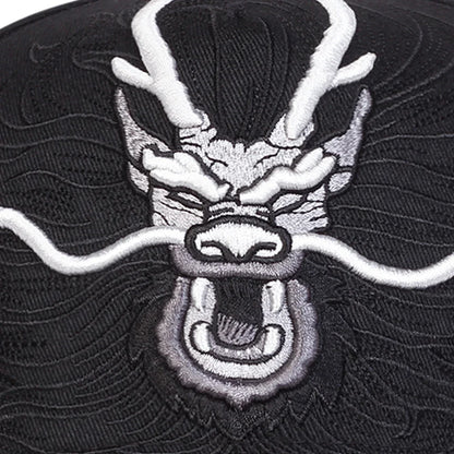 Unisex Dragon Embroidery Baseball Caps Spring and Autumn