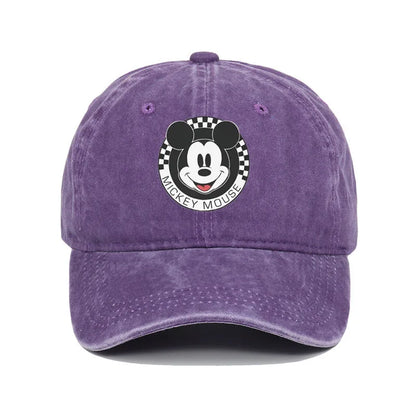 Unisex Mickey Mouse Print Kawaii Baseball Cap Wear Men Women Caps