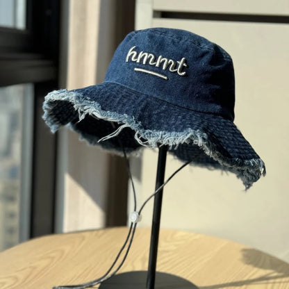 Vintage Washed Denim Bucket Hat